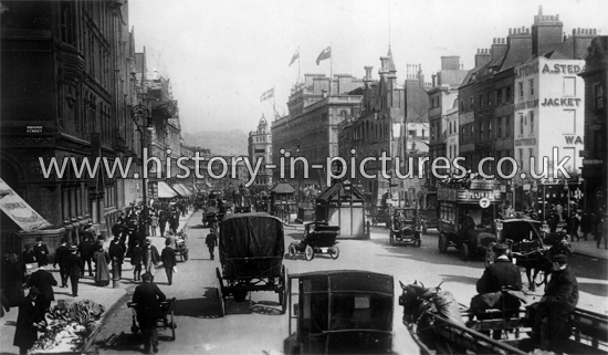 Holborn Looking East, London. c.1920's.
